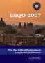 LingO 2007, The 2nd Oxford Linguistics Postgraduate Conference