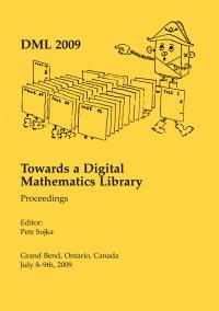 DML 2009 Towards a Digital Mathematics Library DML 2009 Towards a Digital Mathematics Library