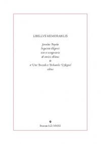 Libellvs memorabilis, Jaroslao Popelæ, linguistæ diligenti, octo et octogenario