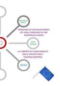 Freedom of Establishment of companies / La libertá di stabilimento delle societá dell´ UE